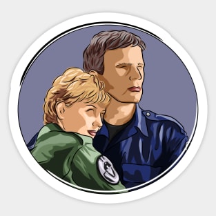 Jack & Sam Sticker